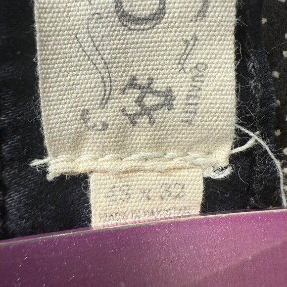 Akademiks Jeanious Mens Size 48W X 32L Black Straight-Leg Denim Pants Casualwear - Picture 4 of 12